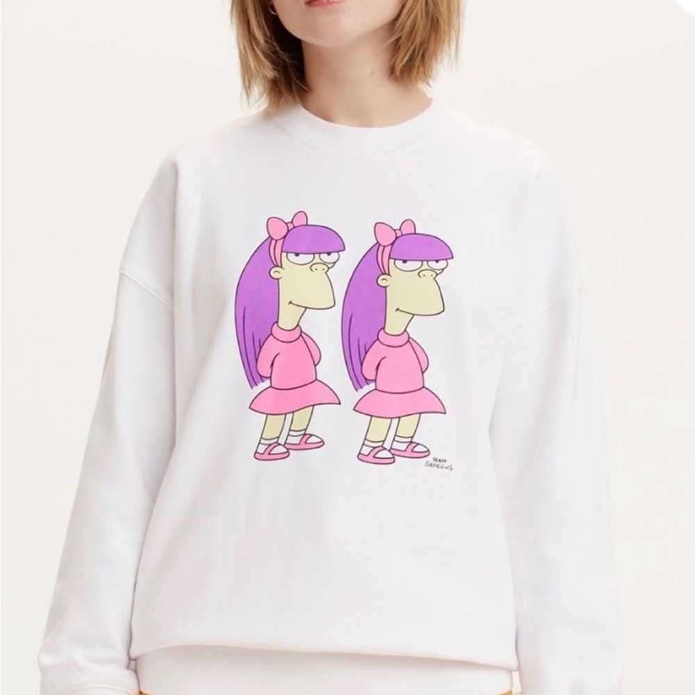 Levi’s x The Simpsons crewneck sweatshirt. Size XL